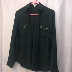 Edgy black blouse OBO!!